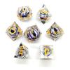 7PCS Crystal Resin Dragon Eye Dice Board Game Game Dices Gift Halloween Longan Dice  Party