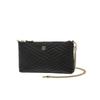 Daks Black Embossed Leather Golddd Chain Wallet Bag Dcwa1e279