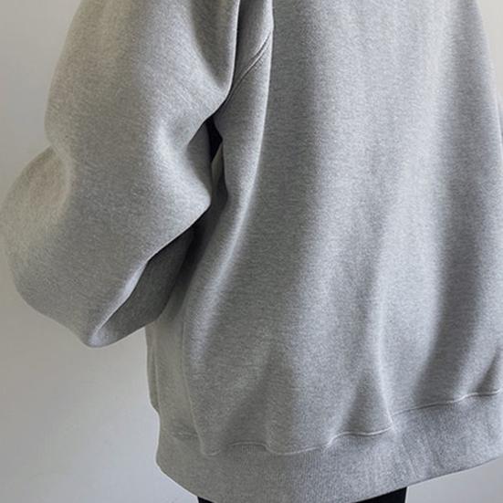 Women's Zip Up Sweatshirt Fleece Lined Hoodies Oversized Long Sleeve Hooded Coat with Pockets