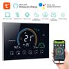 Умный WiFi термостат, контроллер температуры для газового котла, электрического теплого пола, дисплей влажности, работает с Google Home
