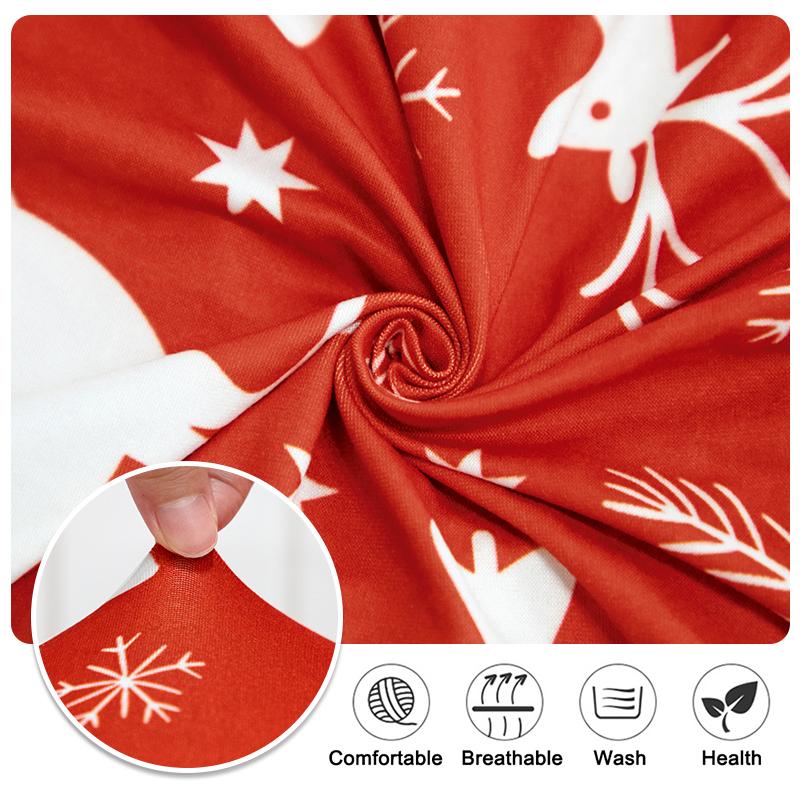 Christmas Chair Cover Seat Protector Cheap Chair Covers For Holiday Party Dining Room Kitchen Hotel Living Room Chair Cover 1 PC