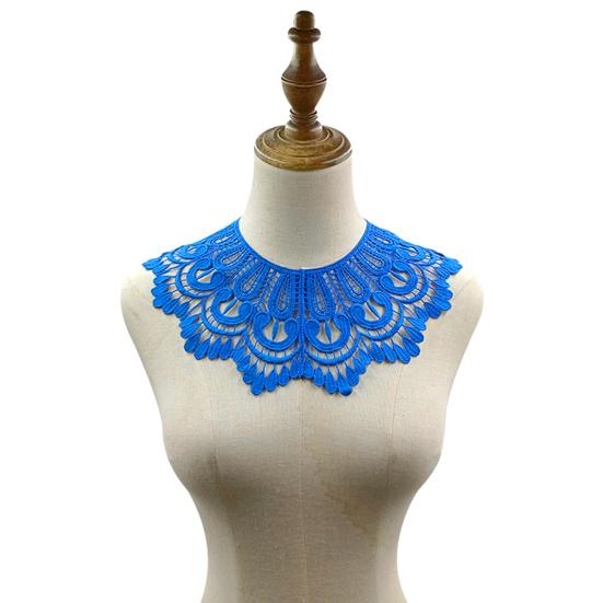 Воротник с аппликацией, полый, устойчивый к разрыву, не деформируется, дышащий, моющийся, съемный своими руками, кружевной корсаж с 3D-эффектом для швейного магазина