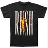 Винтажная футболка Rush Rockk Ban Черная мужская S M L 234XL D1116 Унисекс