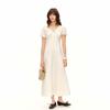 Eiaenlei Ar_Dot Drawstring V-Neck Dress