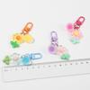 Cartoon Charm Bag Pendant Cute Flower Car Keychain Girl Gift Friendship Headphone Case Decoration Keyring Party Jewelry