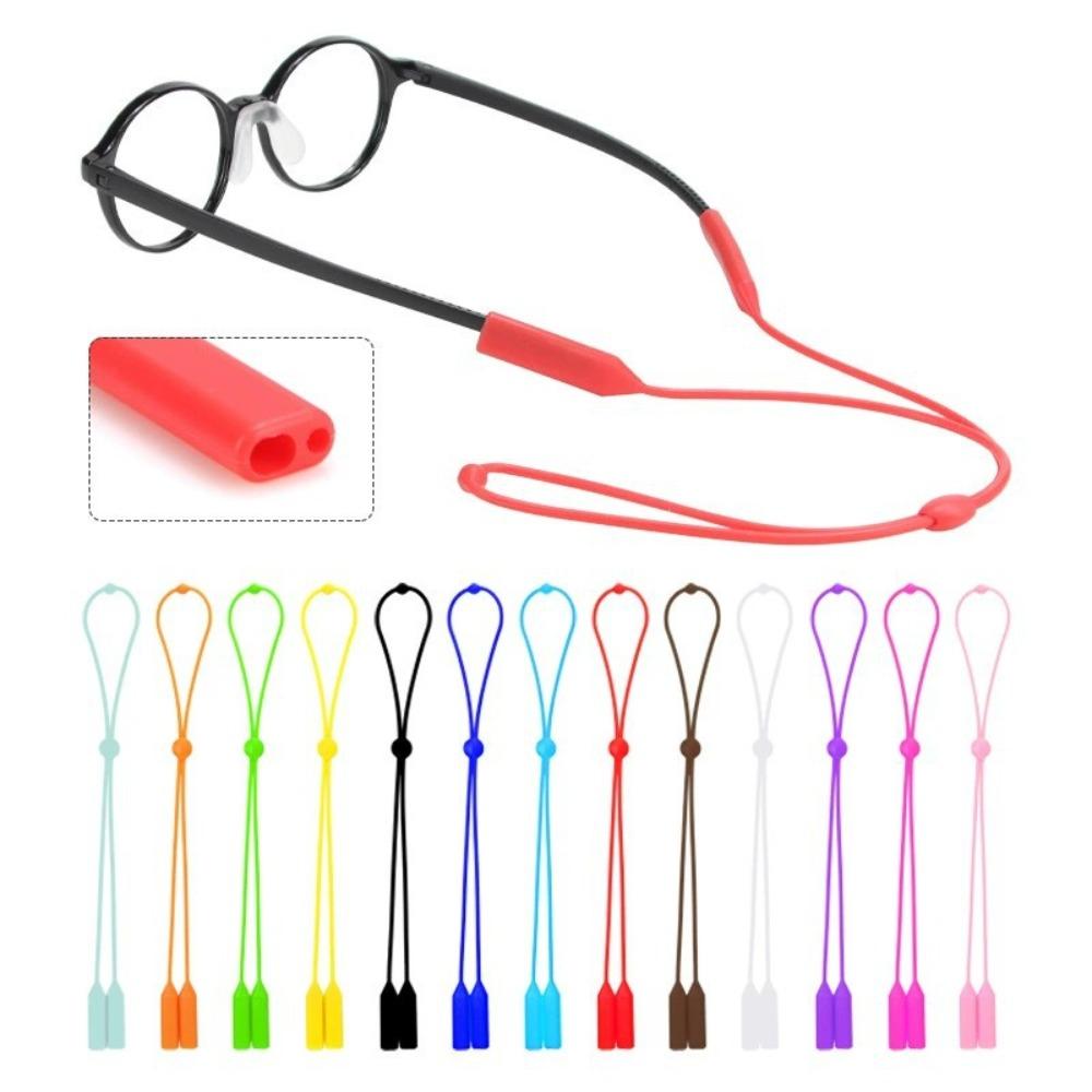 Sunglasses Chain Eyeglasses Straps Glasses Cord Holders Kid Glasses Chain Silicone Glasses Lanyard
