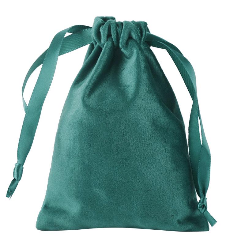 Plush Velvet Drawstring Bag for Mobile Phones & Jewelry