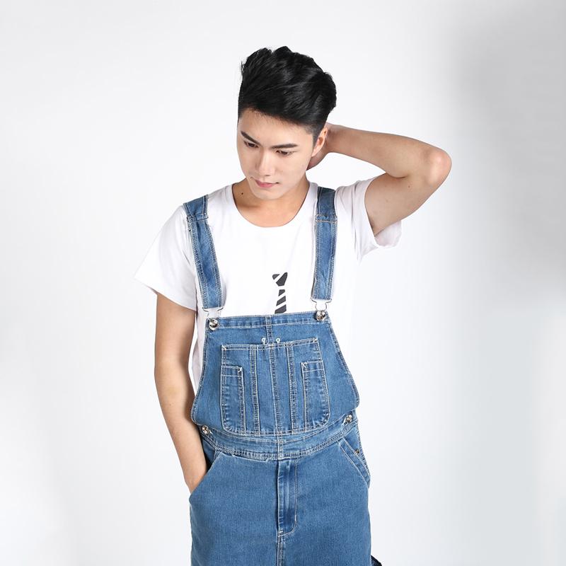 Мужские подтяжки Мужские джинсовые комбинезоны Прямые брюки большого размера Голубые джинсы Больше размеров 30-48 50