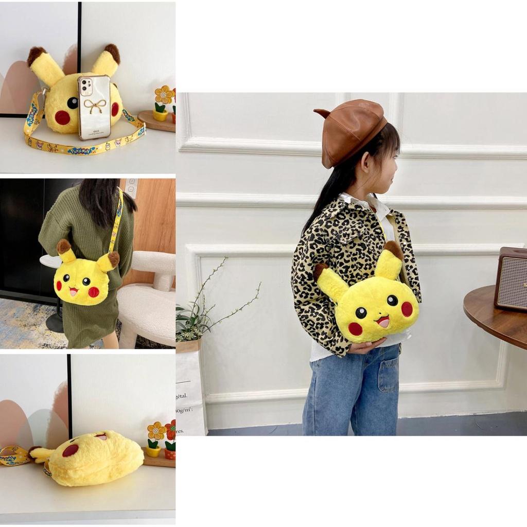 Cute Cartoon Pikachu Plush Wallet Bag Gift