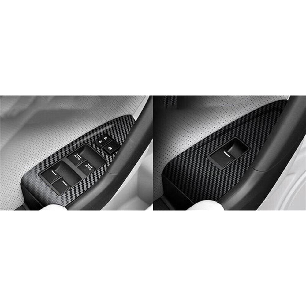 38 шт. Декоративная накладка для салона автомобиля под карбон, наклейка-декаль для Acura TSX 2009-2014