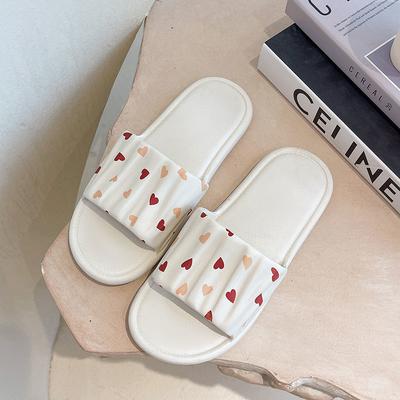Женские летние тапочки ins нескользящие и дезодорирующие для ванной комнаты, для дома, нескользящие, мягкая подошва, милые классные тапочки