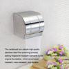 Toilet Paper Clean And Dry Roll Door Closed Holder Stainless Steel Is Waterproof And Rust Resistant Silvery Paper Towels Shelf