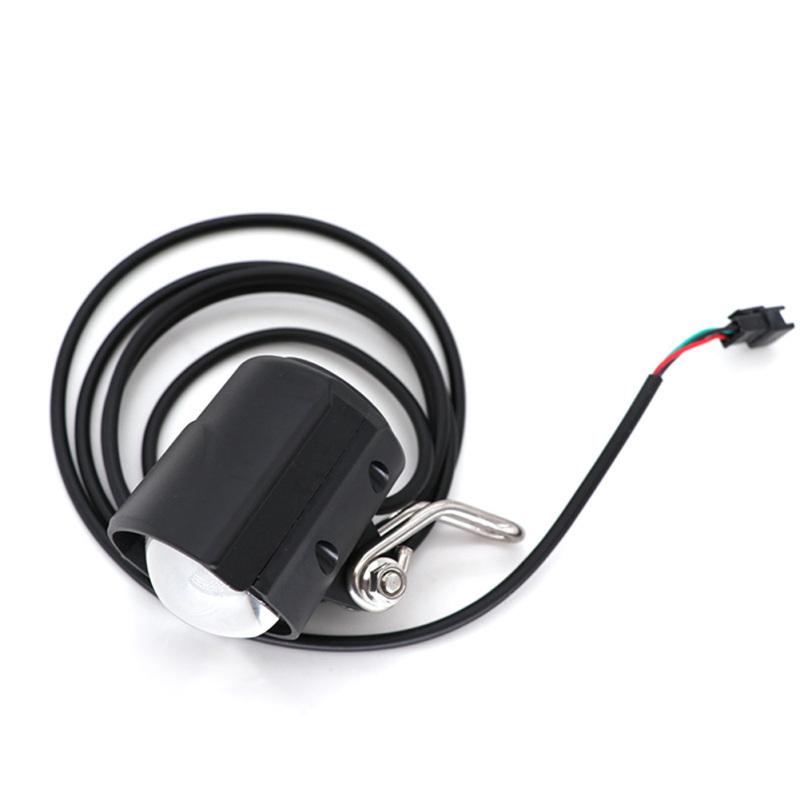 Велосипедный светодиодный фонарик, супер яркий складной электрический прожектор, водонепроницаемый встроенный громкий звуковой сигнал для