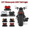 12 В универсальный модифицированный задний задний фонарь для мотоцикла, стоп-сигнал, круизный автомобиль, ретро-автомобиль, модифицированный светодиодный встроенный задний фонарь
