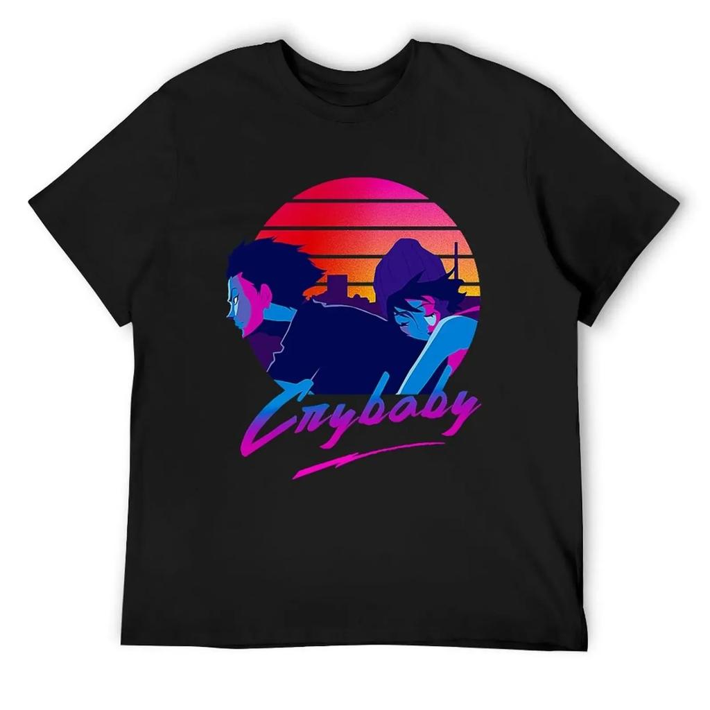 Футболка Crybaby 80-х, футболка, тяжеловесная графика, смешные подарки, новое издание, мужская дизайнерская футболка
