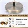 Chandelier Lamp Socket  Metal Lamp Base E27 Pendant Lamp Socket Metal Pendant Light Base For Pendant Light Renovation Bar