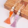Natural Wood Beads Closet Hanging Ornaments Wall Decorations Car Hanging Drop Hanging Pendant