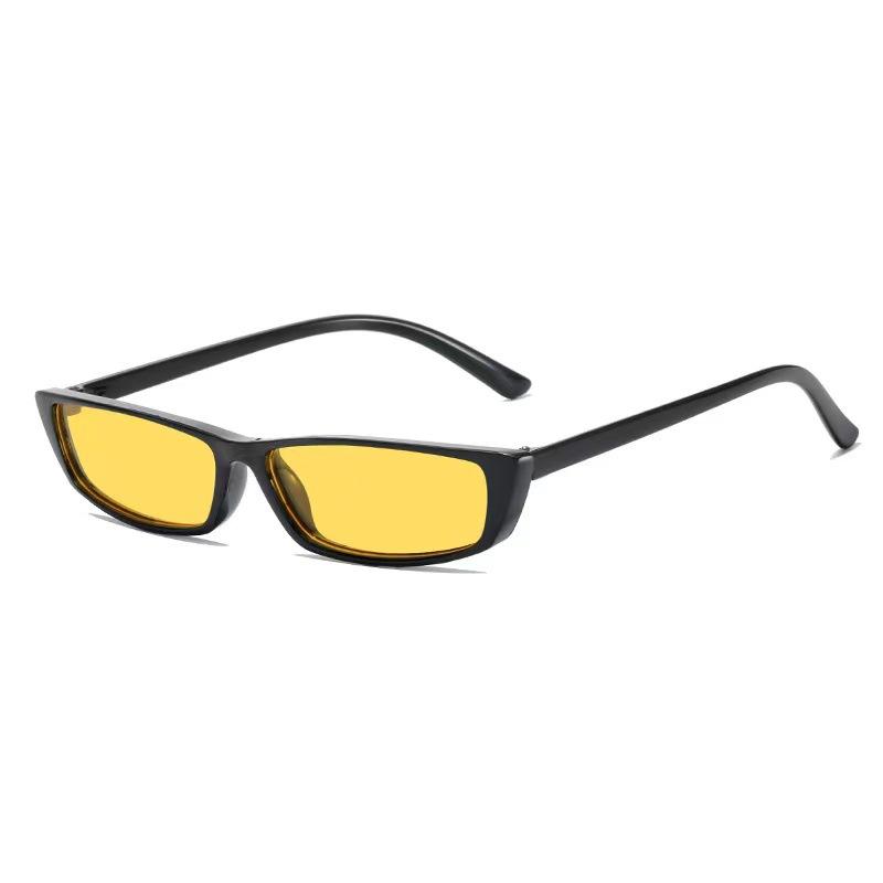 Fashion Rectangle Sunglasses New Women Retro Brand Sun Glasses Vintage Square Narrow Frame Eyewear Female Uv400 Shades