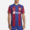 Nike Футболка мужская в полоску Barcelona 23/24 Home Player Edition, синяя DX2615-456