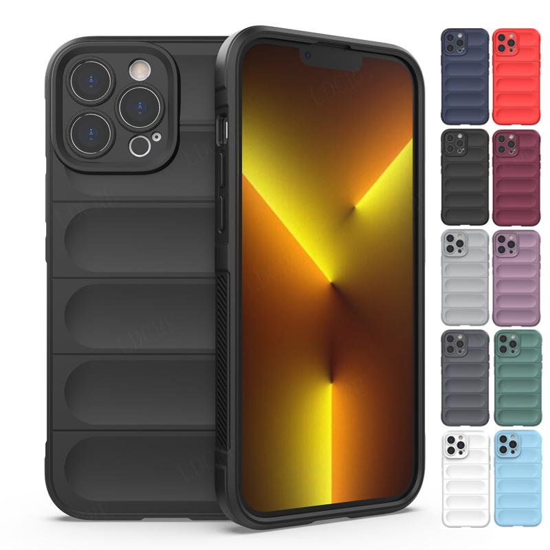 Чехол-накладка для iPhone 13 Pro Max iPhone 13 Pro Capas Противоударный бампер для телефона Мягкий ТПУ Для Fundas iPhone 11 12 13 Pro Max Чехол
