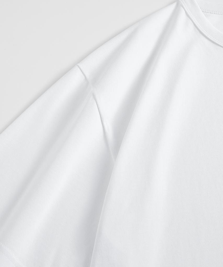 BRENSON Achromatic_ Oversized Short Sleeve T-Shirt ( 2 Colors )