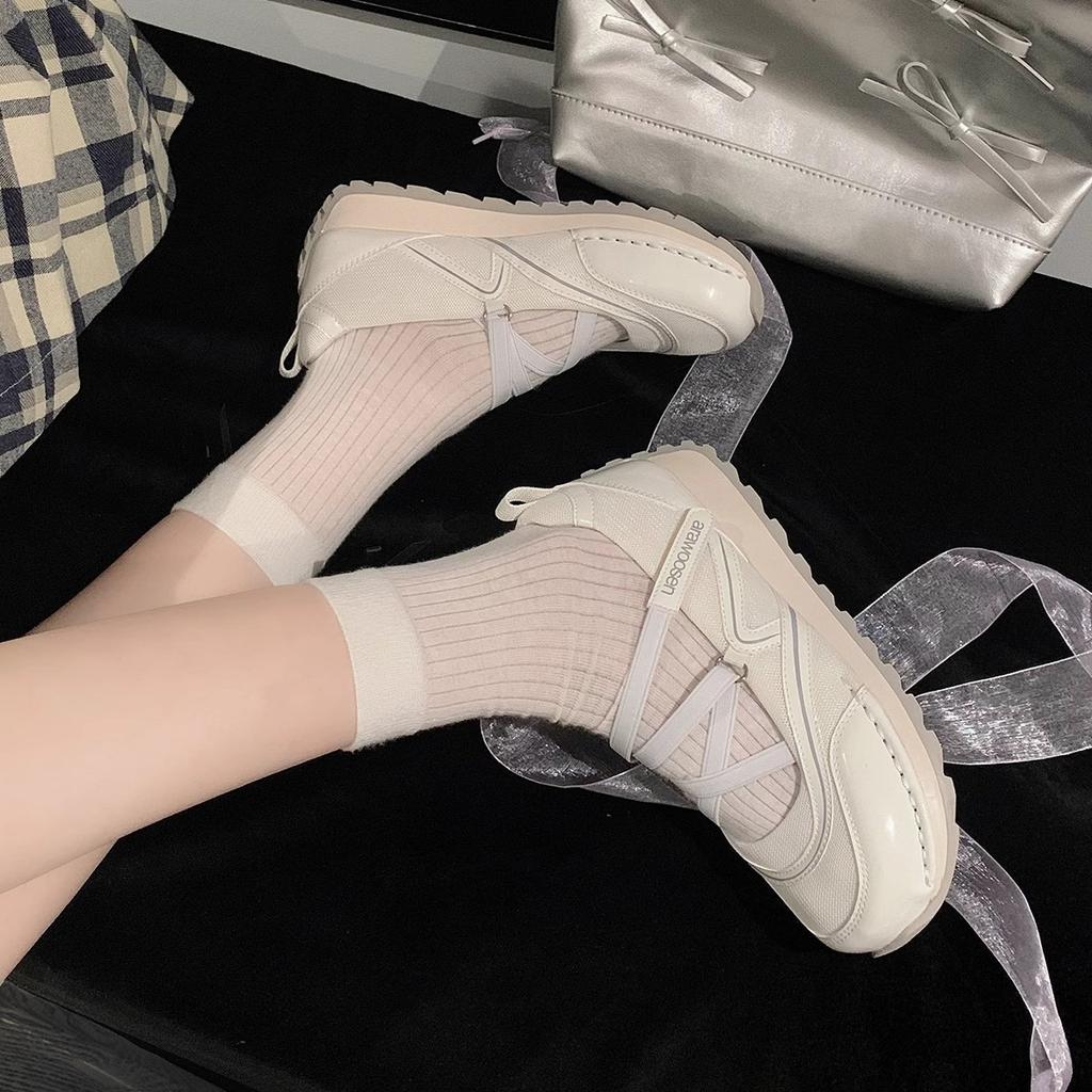 "Guyun" балетки на бретельках~ дышащие туфли Мэри Джейн женские летние 2024 новые нишевые повседневные универсальные одинарные туфли