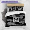 Coventry City Football Printed 3 Pieces Bedding Set, Comfortable Skin Friendly Bedroom Duvet Cover Set