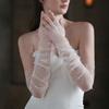 Women Detachable False Glove Arm Cover False Sleeves Oversized Tulle Decorative Sheer Elegant False Sleeves