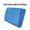 Solar Aboveground Pool Cover PE rectangle Swimming Pool Heat Insulation Blanket Cover Heart-Shaped Air Bubbles Thermal Blanket