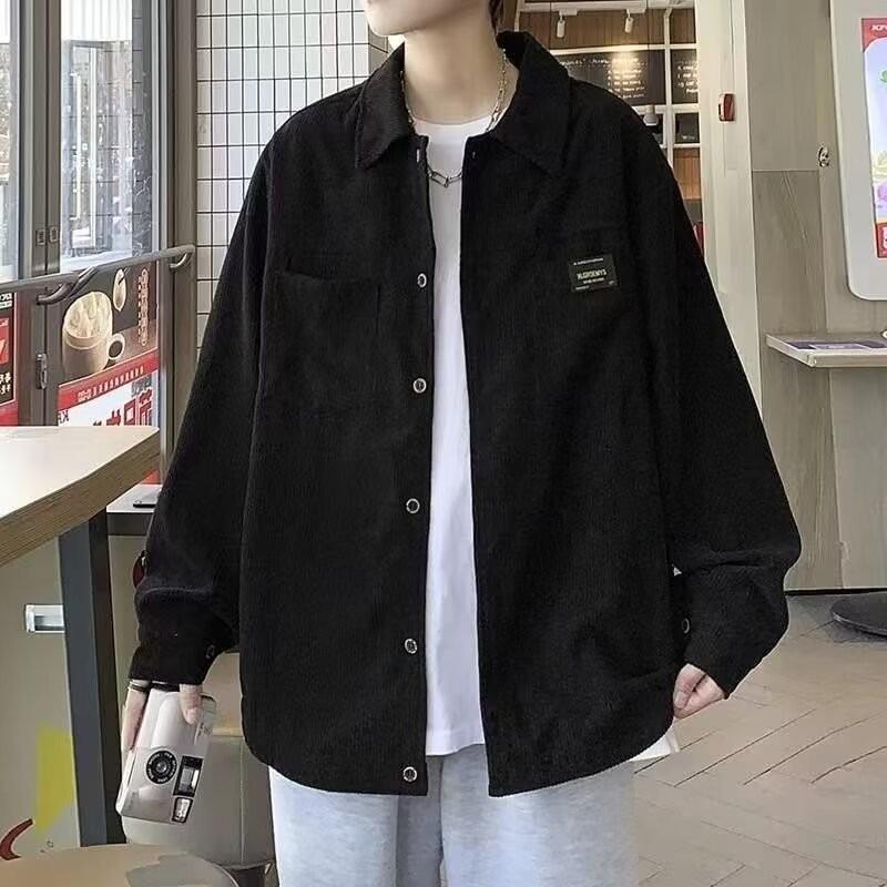 Men's Retro Japanese Loose Fit Jacket - Trendy Autumn Casual Outerwear for Couples