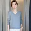 Hot-selling Mid-mother Fashion Collar Sweater Women's Pullover Bottoming Knitted Sweater Spring and Autumn Loose Top