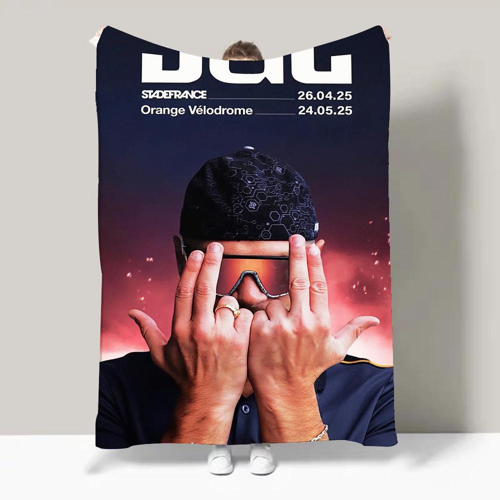 JuL C'est quand qu'il s'eteint Rapper Blanket Design Lightweight For Dorms, Naps, Living Room, Office,Sofa,All Season