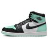 Кроссовки унисекс Air 1 Retro High OG Green Glow Белый Черный DZ5485-130