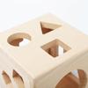 Shinse Пазл-коробка с подбором форм, Подбор форм, Деревянная игрушка, Распознавание форм, Игра для кончиков пальцев, Активный кубик, Игрушка Монтессори, Развивающая игрушка для