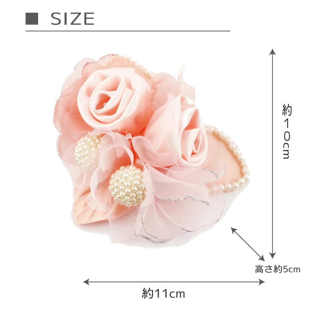 Мягкая жемчужная брошь-корсаж с клипсой для официальной церемонии поступления, выпускного вечера, свадьбы, особого случая [Коллекция Crane's] (белый)