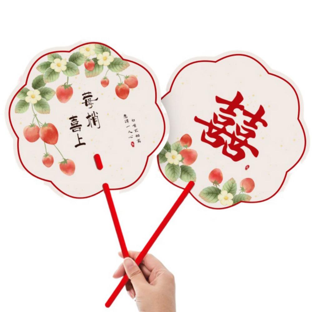 Свадебный реквизит в форме цветка, веер со словами благословения, реквизит для фотосессии подружек невесты