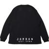 Jordan FW24 MJ ESS Lifestyle свободная удобная толстовка с круглым вырезом унисекс толстовка черная FV7456-010