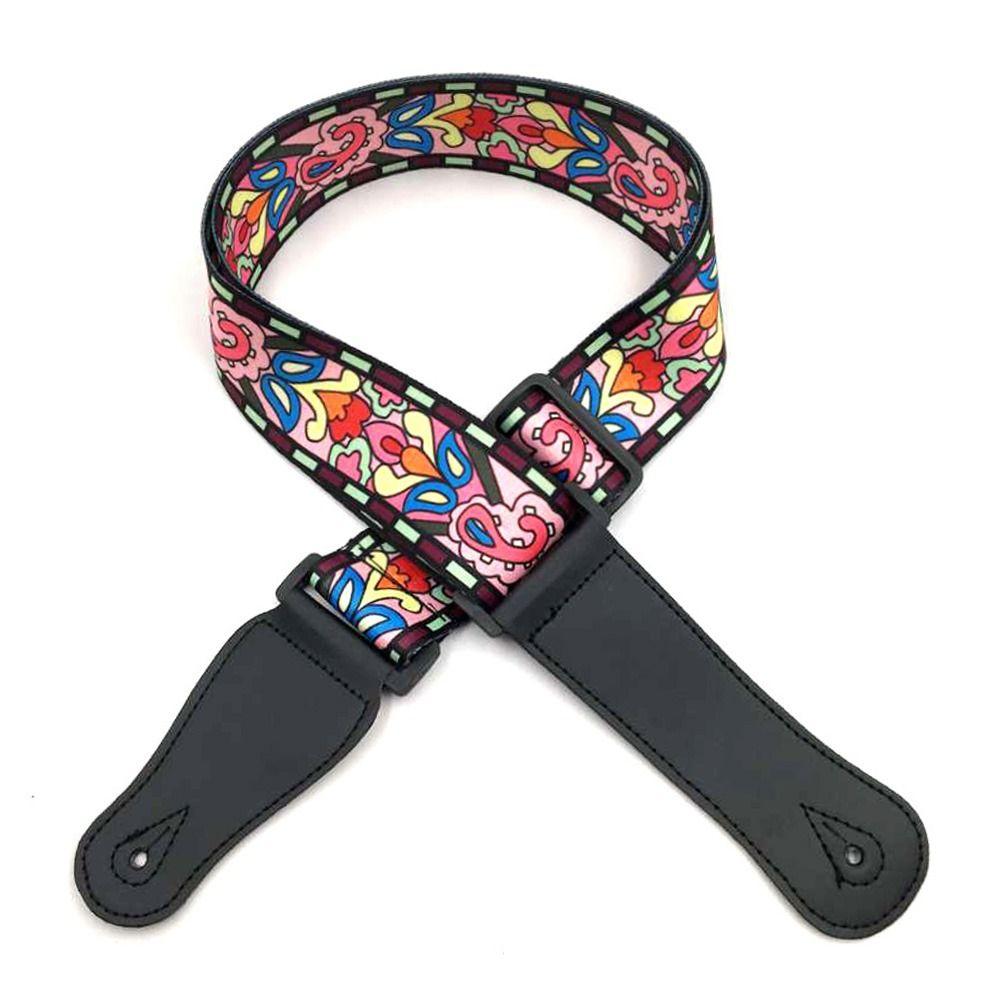 sale Nylon Ethnic Style Adjustable Belt Musical Instrument Straps Guitar Accessories Ukulele Strap