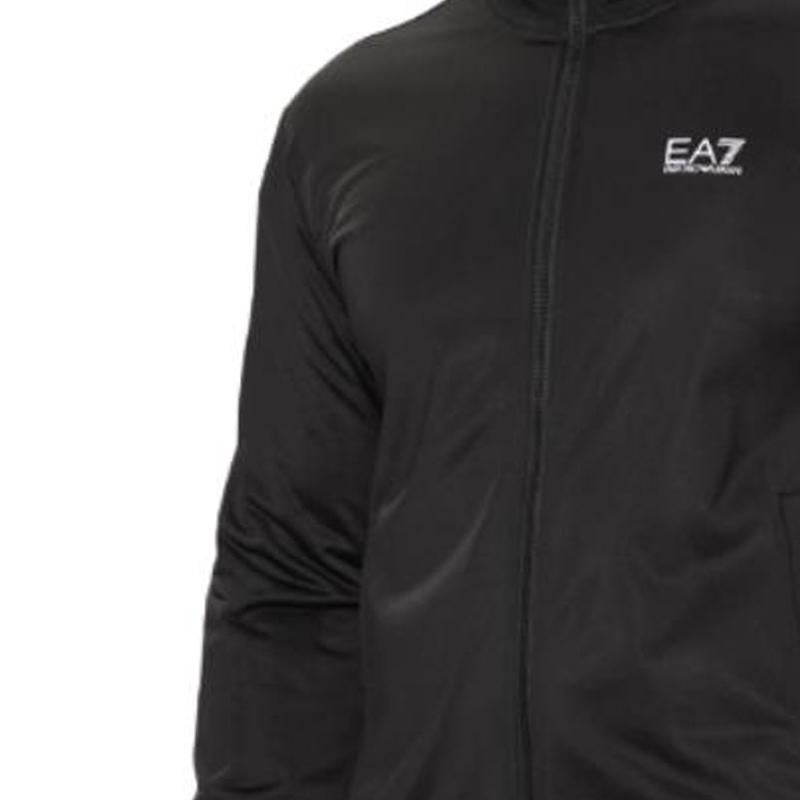 Emporio Armani EA7 Спортивный костюм мужской с принтом из букв, приталенный, повседневный, Черный 8NPV65-PJHCZ-1200
