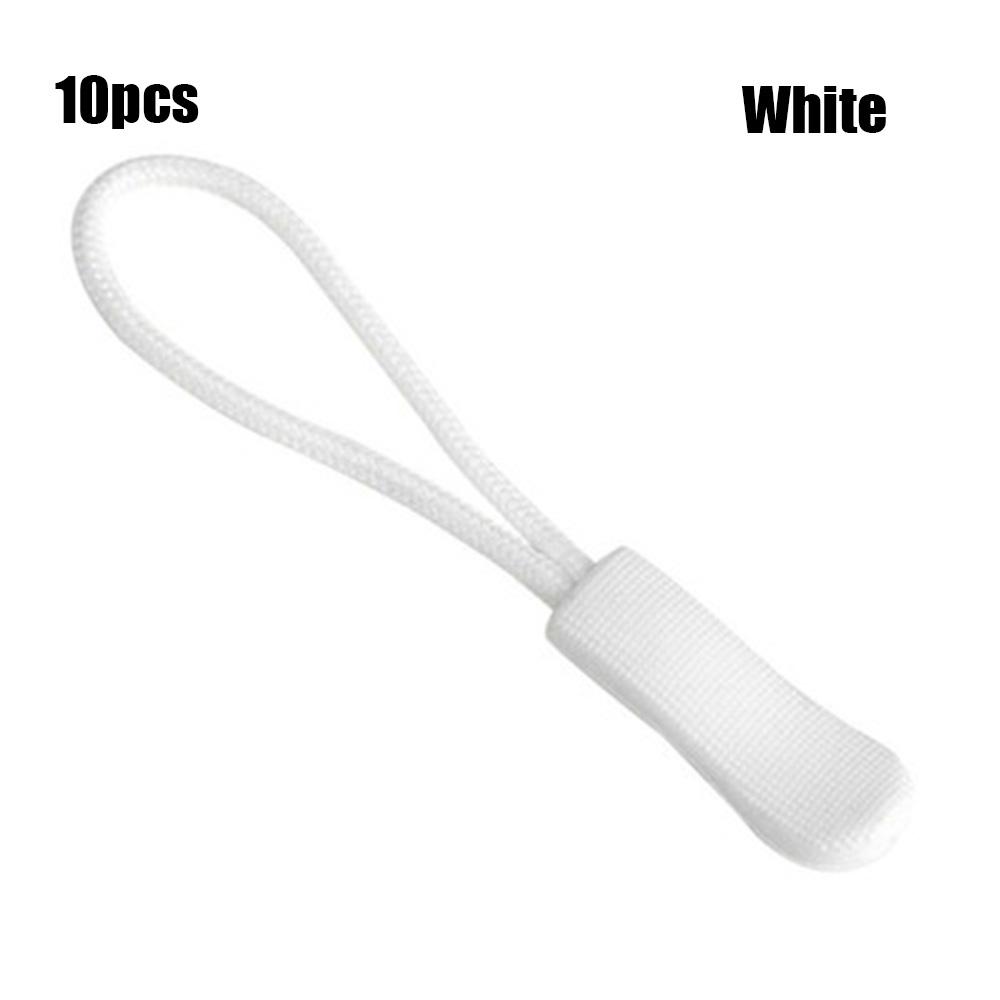 10 шт./упак. Запасной шнурок-бегунок для молнии рюкзака, куртки, веревочные pullers, зажим-пряжка для сумок, бегунок на молнии, чемодан, инструменты для дорожной одежды