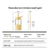 Buydeem Large Capacity Straw Glass Tumbler