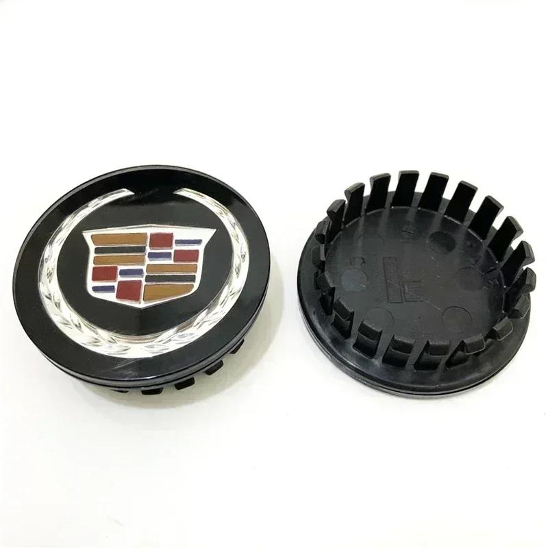 67mm Car Wheel Center Hub Cap Rim Cover Stickers for Cadillac CT5 STS XLR CT4 GT4 SLS SLR XT6 Escalade XT4 XT5 SRX XTS ELR BLS