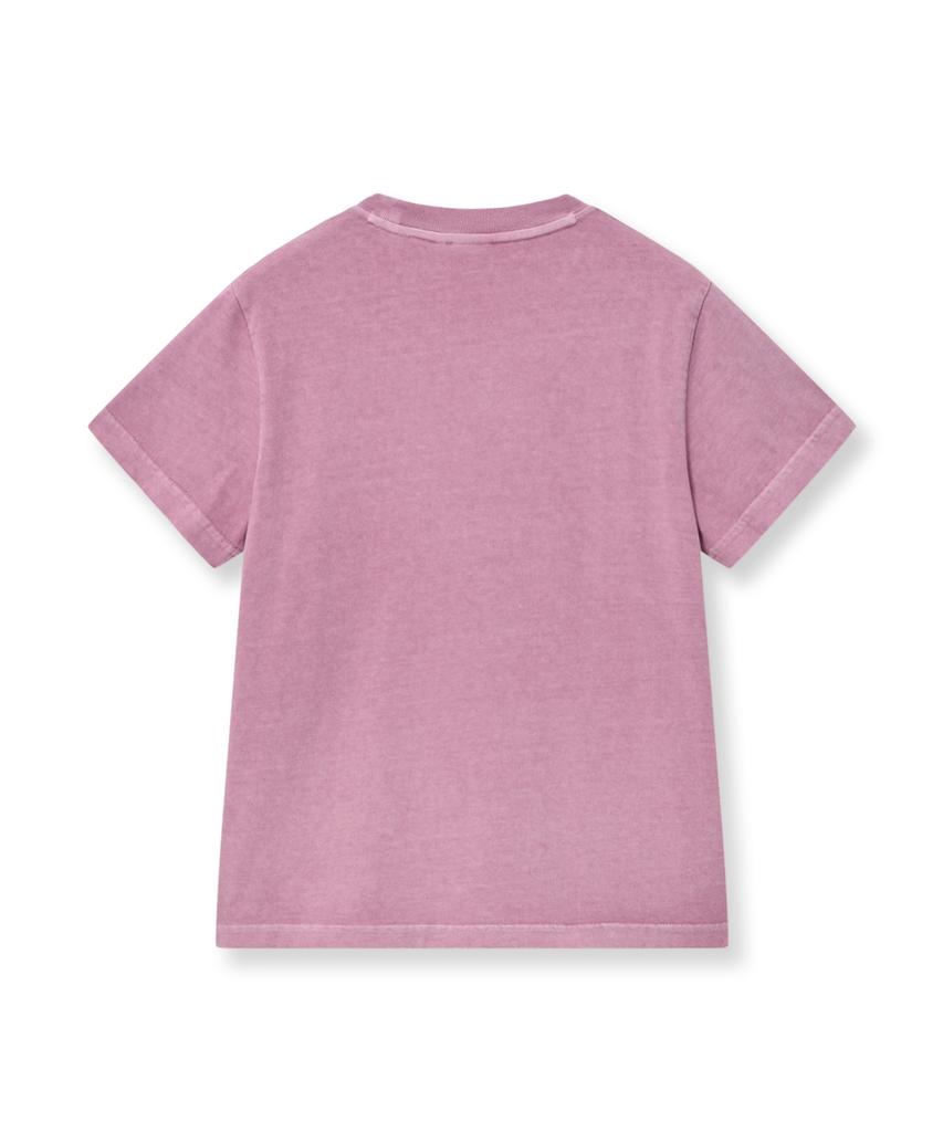 YALE Women'S Pigment Applique T-Shirt_Pink