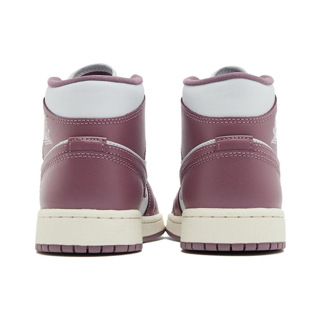Air Jordan 1 Mid Sky J Mauve Женские кроссовки Фиолетовый Pure-Platinum Sail BQ6472-050