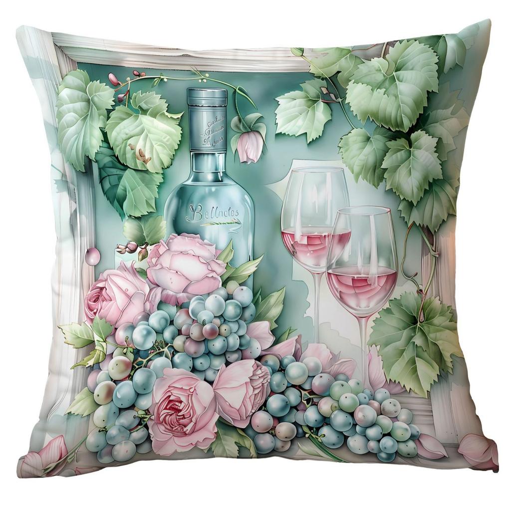 Новая весенняя наволочка с цветочным принтом, мятно-зеленая, для дома, гостиной, дивана, подушки