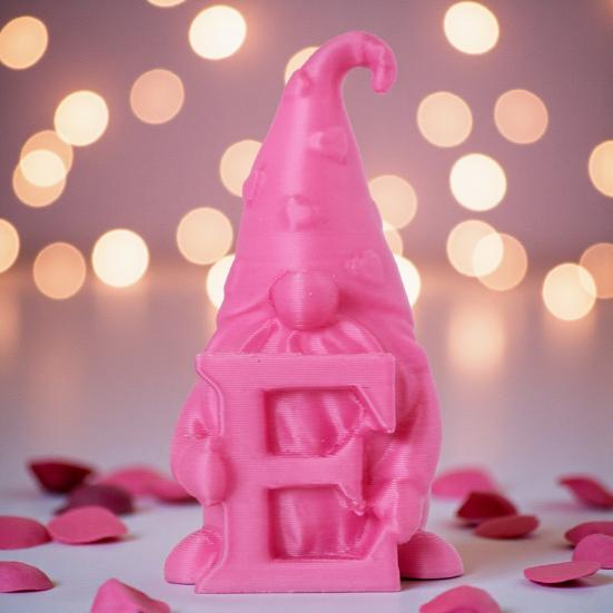 4 шт. фигурка гнома на День святого Валентина, напечатанная на 3D-принтере, настольная скульптура гнома любви, розовый центральный элемент стола для столовой, товары для домашней вечеринки