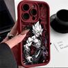 Черный аниме-чехол для телефона Super Saiyans для IPhone 17e 17 16e 16 15 14 13 12 11 Air Pro Max Mini XR XS Plus, мягкая задняя крышка из ТПУ