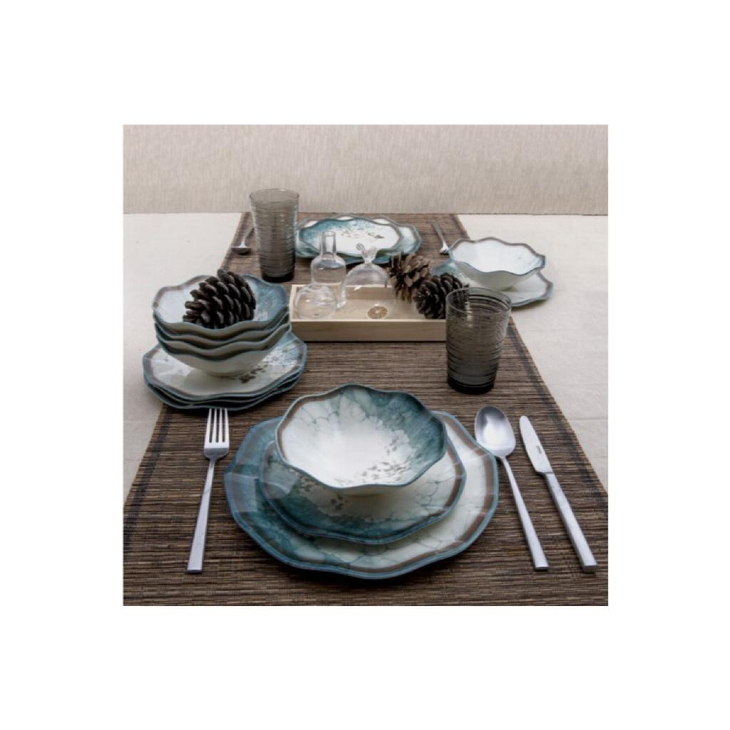 Nesrin 24 Piece Bone Dinner Set For 6 People - 1341