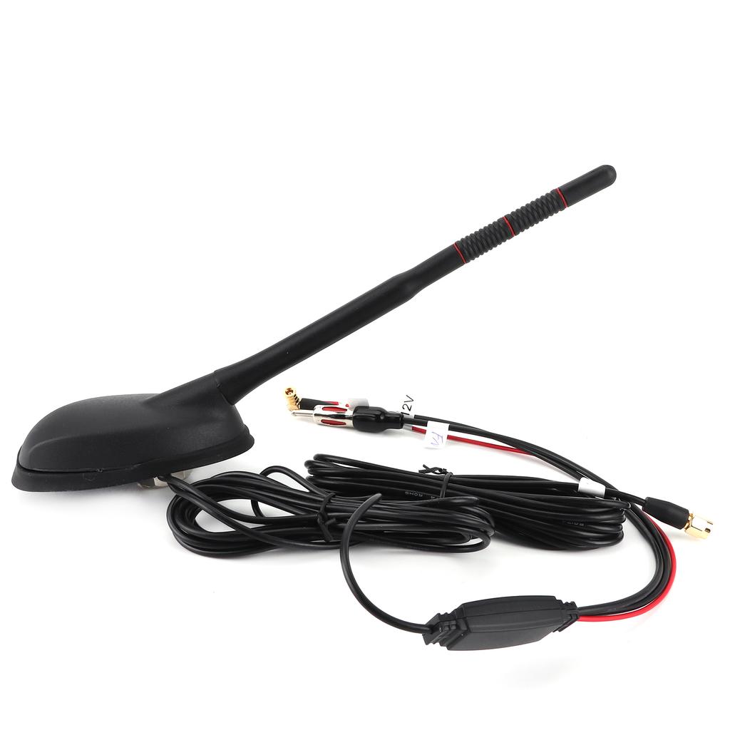 Car DAB+GPS+FM Antenna Active Amplified Top Roof Mount Waterproof Dustproof Universal