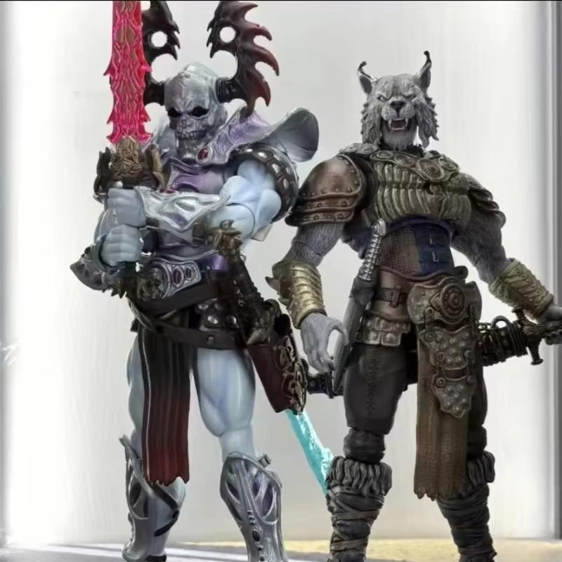 In Stock Savage Crucible Purgatory Double Sword Wolf Personality Warrior Action Figure Fantasy Model Collection Ornament Gift